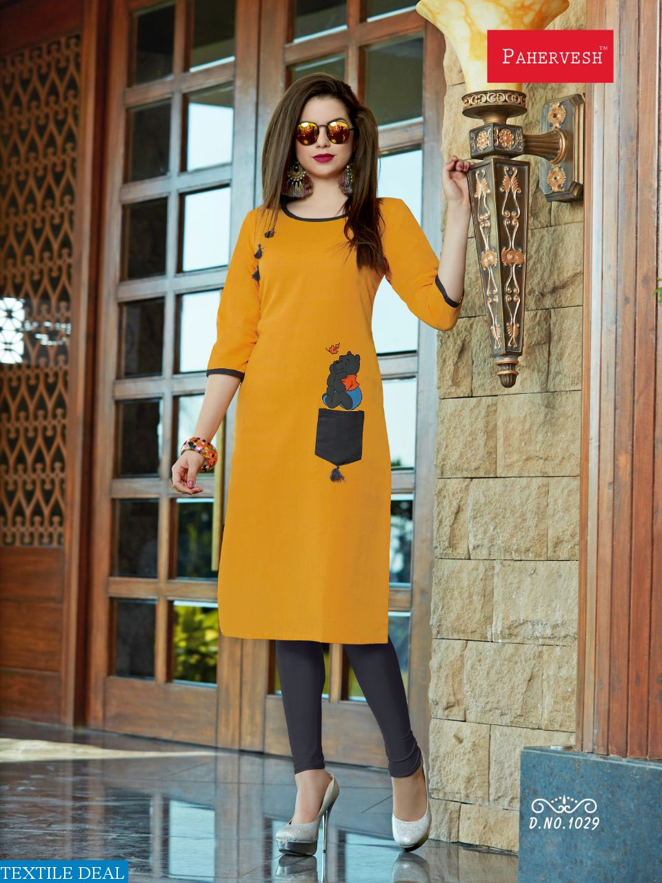 pahervesh niharika vol-2 Wholesale hand printed Ready made long kurtis